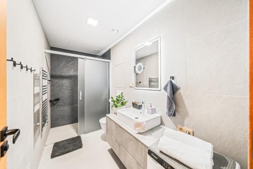 Dusche, Apartmán Král Šumavy (Apartman Kral Sumavy) in Zelezna Ruda