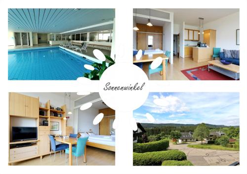 Fewo "Sonnenwinkel" C37 mit Südbalkon im Haus Feldbergblick, Lenzkirch, Innenpool, Sauna in Lenzkirch, Deutschland