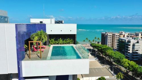Sky 817 | Piscina | Academia | 150m da praia, Масейо