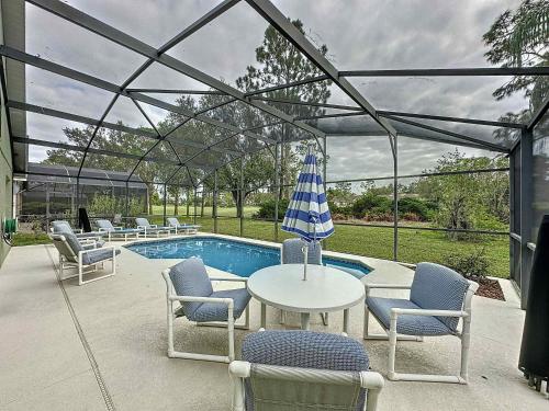 South Facing Pool Home with Golf Course Views