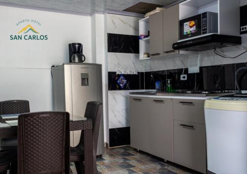 San Carlos Apartaestudio céntrico con cocina en Choachí (San Carlos Apartaestudio centrico con cocina en Choachi) in เชาชี