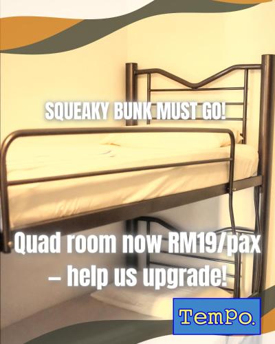 Tempo - Hostel Room Type - Quadruple Room with Shared Bathroom