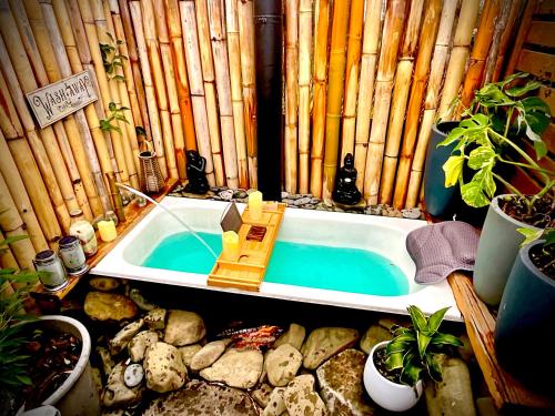 อ่างแช่น้ำร้อน, Bed And Breakfast at Tirohanga Beach in โอโพทิกิ