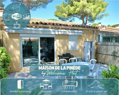 Maison de la Pinède, villa 7 pers + terrasse