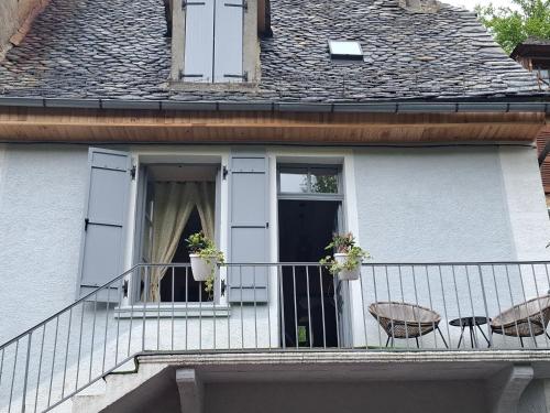 Erkély/terasz, La belle vie in Vieillevie