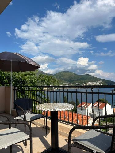 陽台/露台, Seaview apartment Bava in 扎頓