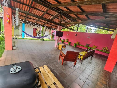 صالة مشتركة/ منطقة التلفزيون, Rancho Samba do Sol in Acajutla