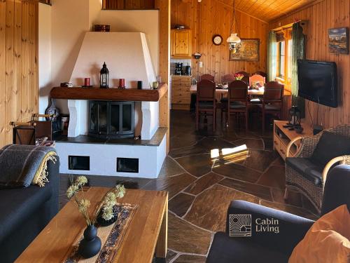 Large cabin at Sjusjøen with sauna, fireplace, view and cross-country skiing, Ringsaker (foto 3)