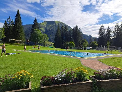 สระว่ายน้ำ, Chalet Zur Rose in Berwang bij de piste in เบอร์วัง