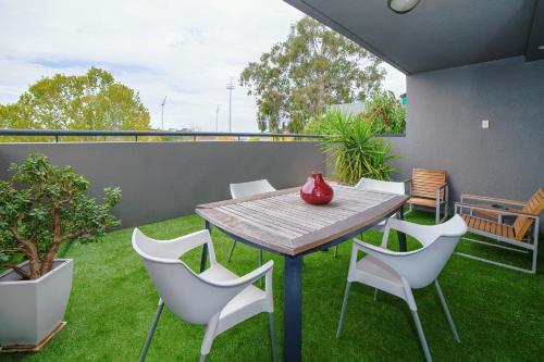 Terraza/balcón, Townhouse Hotel in Wagga Wagga
