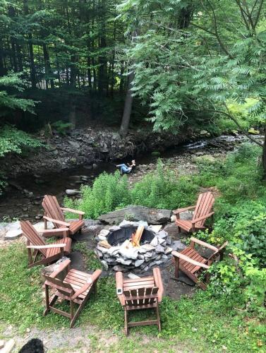 Catskills ChestnutCreek+Swimming Hole+Firepit+Hike · Sundown