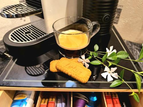 設施, Ferienwohnung "Airone Nero" -Familienfreundlich -Babyausstattung -zentrale Lage- Netflix in 蓋羅爾施泰因市中心