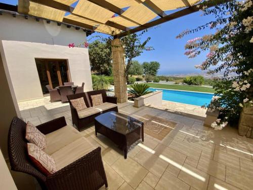 Balkons/terase, Villa Niloamna in Kritou Terra