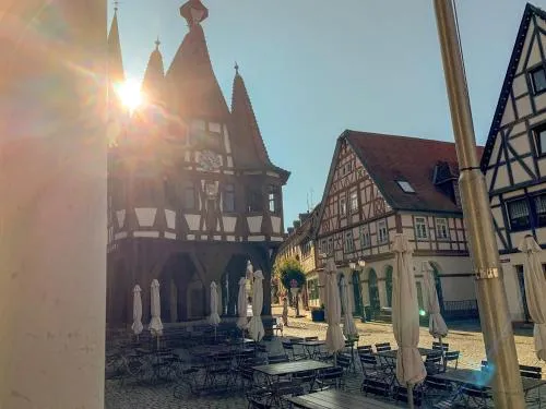 Wohnen am historischen Rathaus in Michelstadt, Deutschland