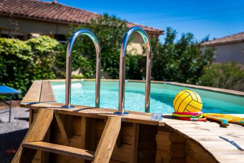 Плувен басейн, Au cœur des vignes, Villa Aramonie, Piscine privée (Au cœur des vignes, Villa Aramonie, Piscine privee) in Laurens