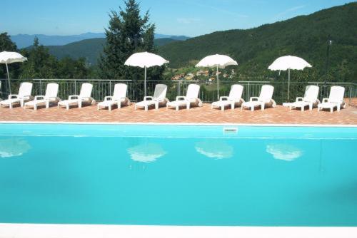 Басейн, Albergo Ristorante Belvedere in Мiнучанно