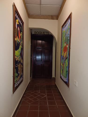 Pintu masuk, BlueRock Hostal in David