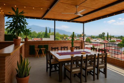 Balcony/terrace, Hotel Casa Acueducto - Lujo Cultural in Oaxaca