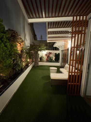 Apartment with a waterfall and terrace