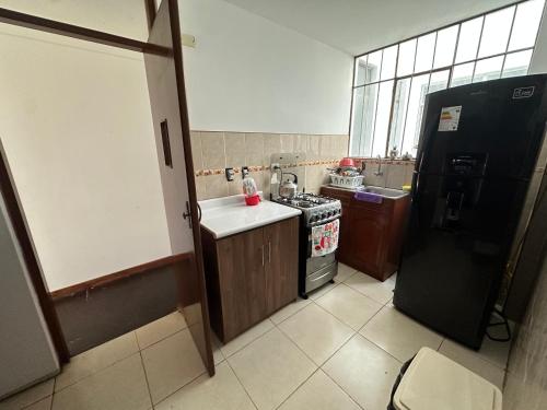 廚房, Departamento con Vista al Mar y al Muelle in 皮門特爾