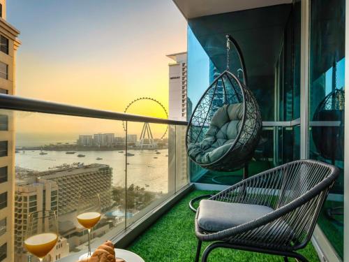 WonderfulStay at Marine Towers - Full Ain & Marina View - JBR Grande Living - Brand New Apartments, Dubái