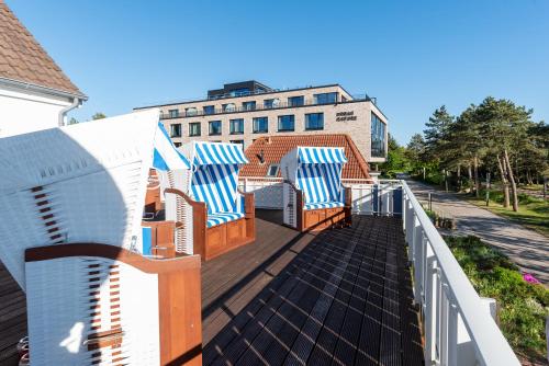 balkon/terras, Hotel Villa Sonneck-Adults Only in Sankt Peter-Ording