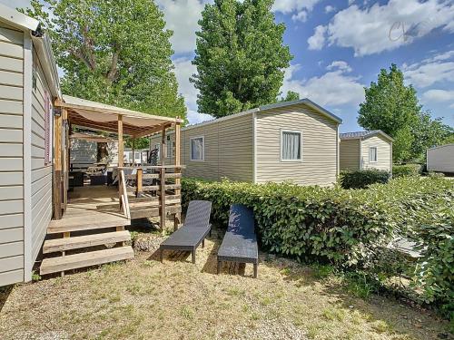 Mobil-Home FO 49 à Vias - La Carabasse - Camping Siblu avec piscine payante - Location saisonnière - Vias