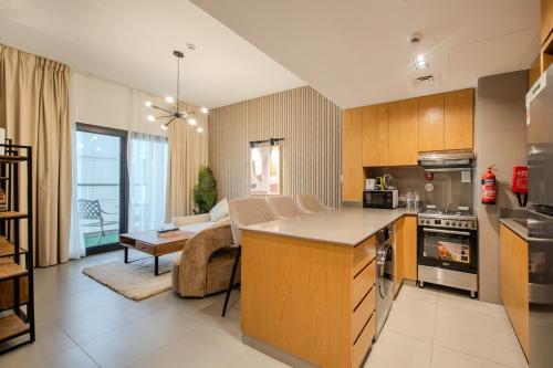 1BR Mamsha Nest with balcony by BlueCloud Holidays in Sharjah International Airport