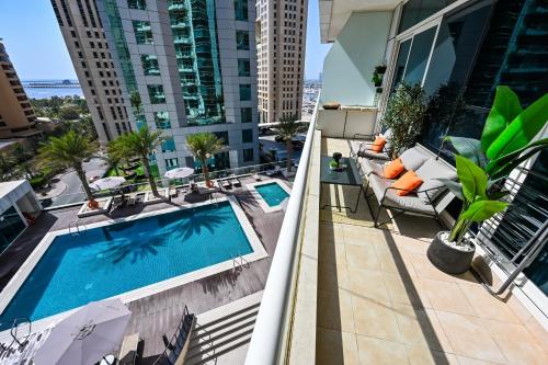 New Renovated Modern 1 Br Dubai Marina, Dubaj (zdjęcie 2)