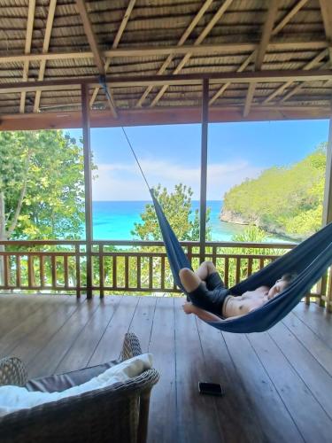 Erkély/terasz, Malenge Dive Resort in Popolii