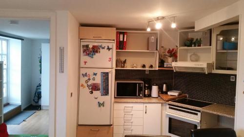 廚房, 倫德維珍旅館 (Rundvejen Guest House) in 奧爾堡市中心