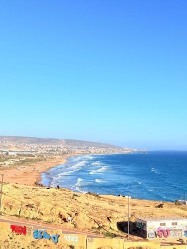 View, Maverick Nomads Surf in Taghazout