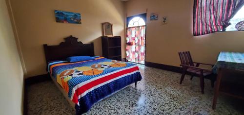 1 double bed