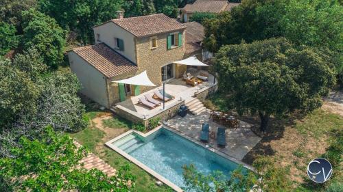 Villa Uzès - Climatisation, piscine et pétanque gîte à louer Vallabrix