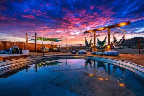 Mountain View Home Hot Tub, Game Room & Fire Pit in Yucca Valley, USA