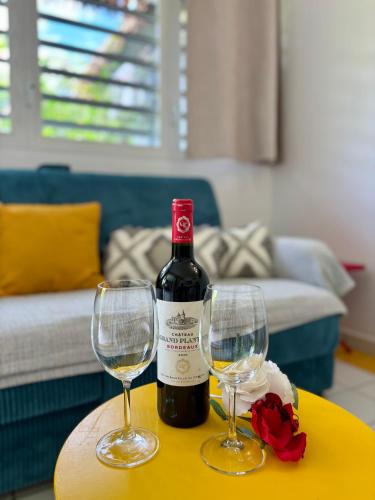 Φαγητό και ποτό, Le Cocon Miel - Plage, Jardin, Adapté aux Groupes (Le Cocon Miel - Plage, Jardin, Adapte aux Groupes) in Σεντ-Λούις