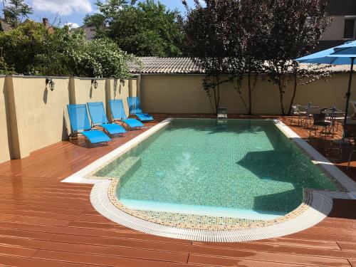 Swimming pool, Mosoly Apartman in Szeged City Center