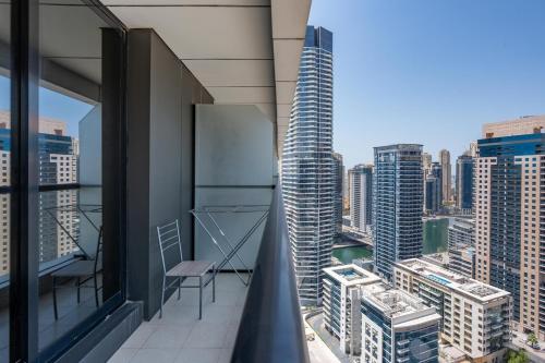 White Sage Escan Tower 1BR Dubai Marina Large Balconies High Floor, Dubaj (zdjęcie 10)