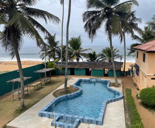 ห้องอาหาร, Hotel Restaurant Lounge Madiana Plage in อาบิดจัน