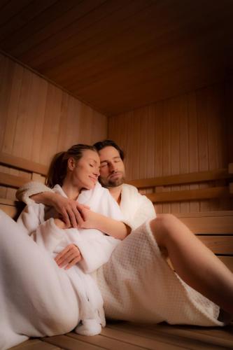 Sauna, Ad Maiora Luxury Glamping private Spa in Faedis