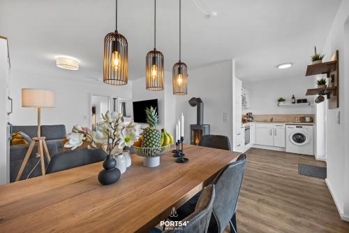 Kitchen, Ferienwohnung Nordisch 54 Olpenitz in Olpenitz
