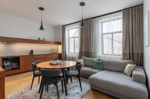 Two-Bedroom Apartment room in Roze Brīvzemnieka Apartments