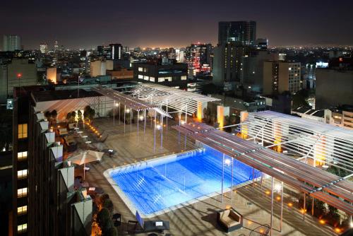 Zwembad, Galeria Plaza Reforma in Mexico-stad