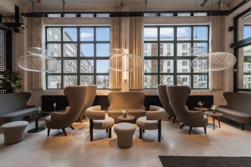 Lobby, UNITY Hammarby Sjostad - A Studio Hotel in Stockholm