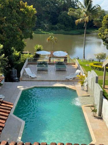 Casa na Represa Atibaia, Piscina, Pesca e Caiaque
