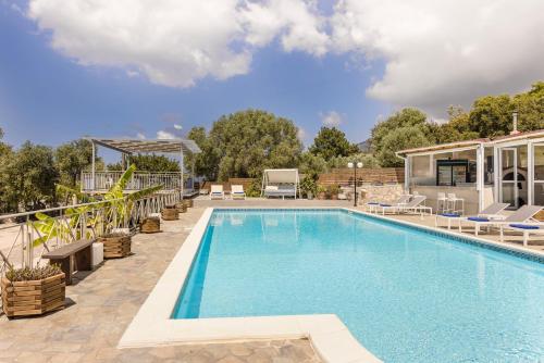 Swimming pool, Panorama Fanari studios and apartments in Kefalonia