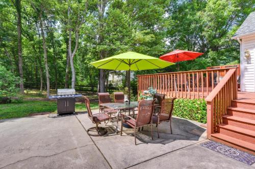 Home in Matthews with Fenced Yard and Spacious Deck!, Matthews