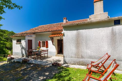 Balkons/terase, Cottage in green Istria in Kozljak