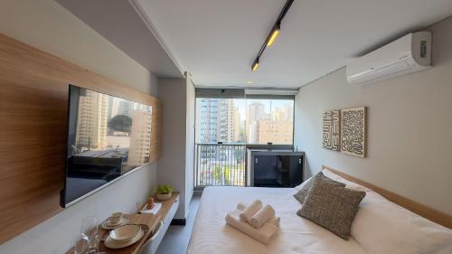 Studio Premium! Piscina, Lazer e Metrô a 3 Minutos, San Paolo