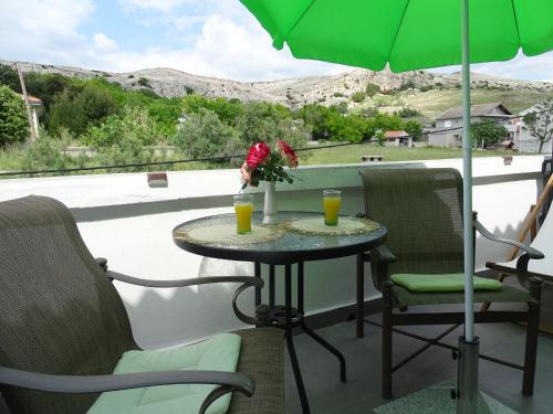 Balkons/terase, Apartments Šime (Apartments Sime) in Dinjiska